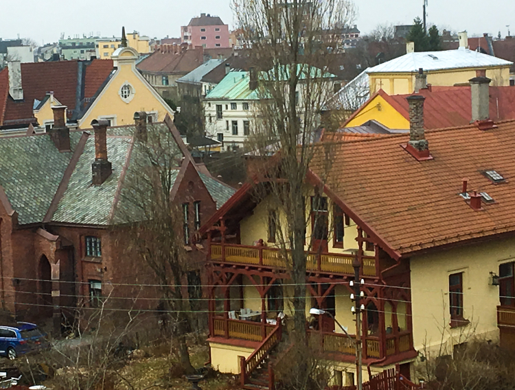 Hus i mange stilarter