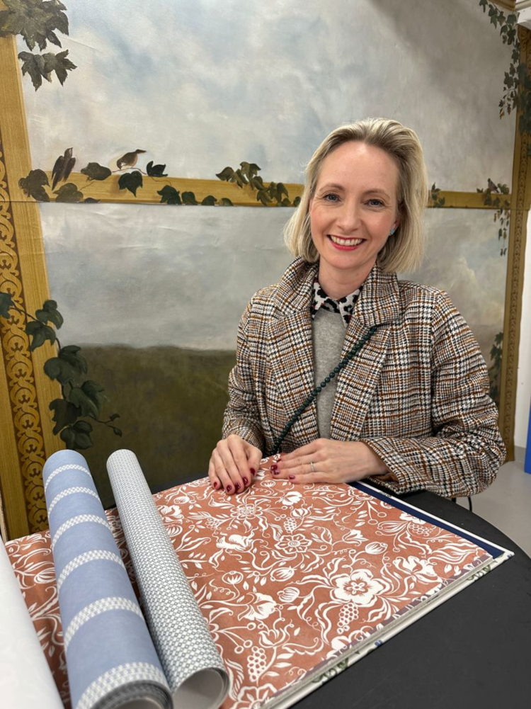 dame tapet lyst hår