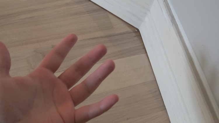 lite støv etter sliping