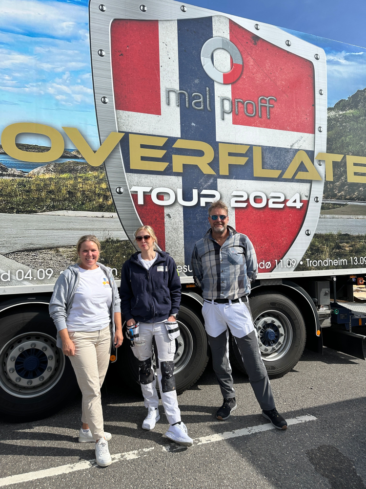 folk norge flagg trailer sol