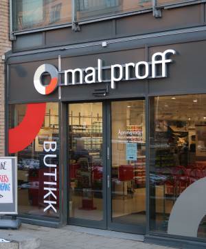 NID-butikker som ønsker å øke salget mot håndverkere kan nå bli MalProff-partnere. <br />Foto: Robert Walmann/ifi.no