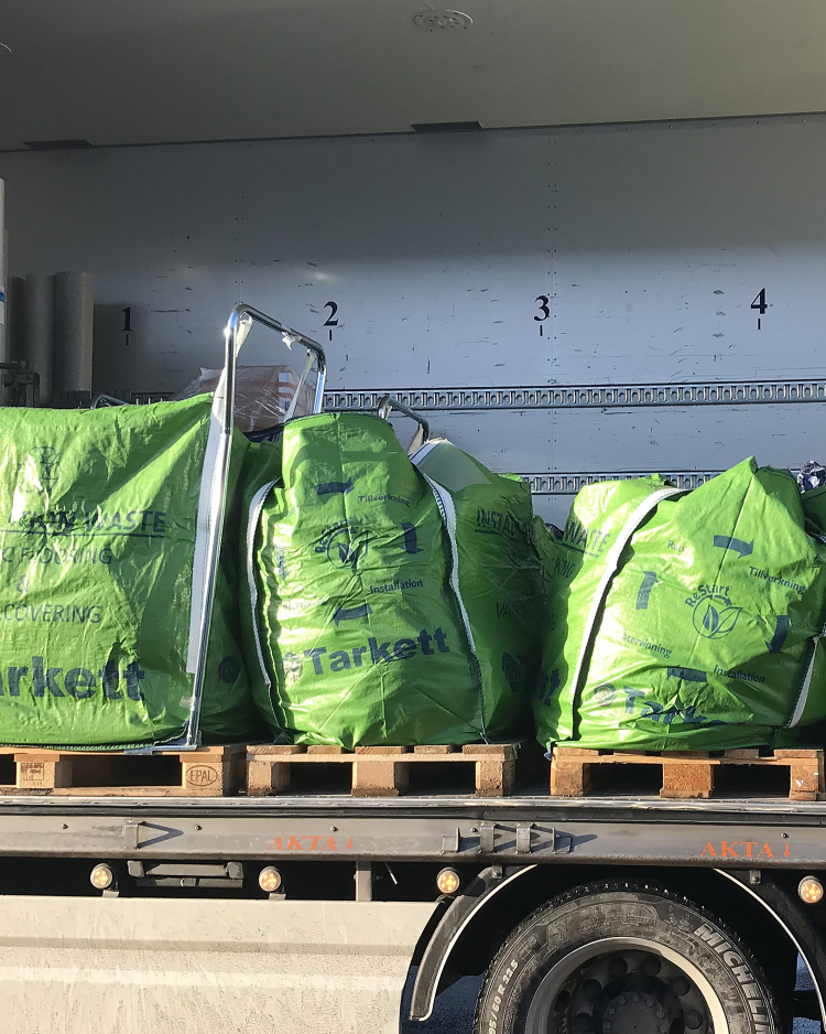 vinylretur til Tarkett 