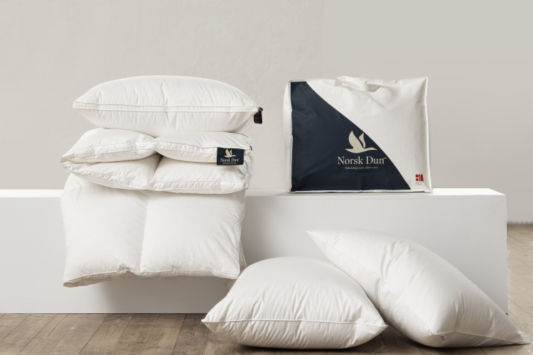 puter og dyner av dun 