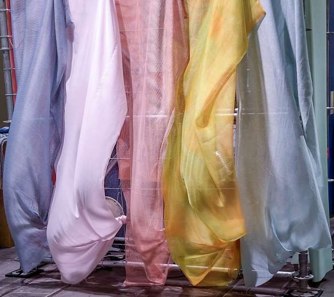 Lette tekstiler i pastellfarger
