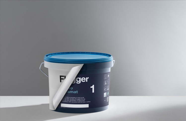 Nytt blått malingspann fra Flügger