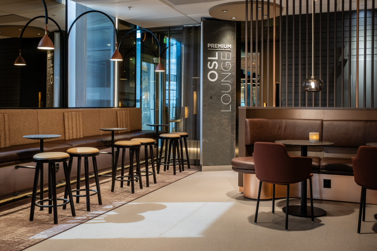 koselig flyplasslounge