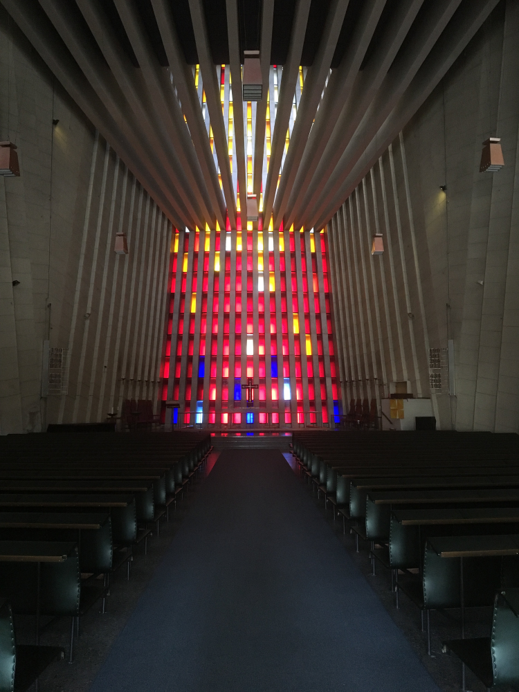 Interiør fra Kirklandet kirke