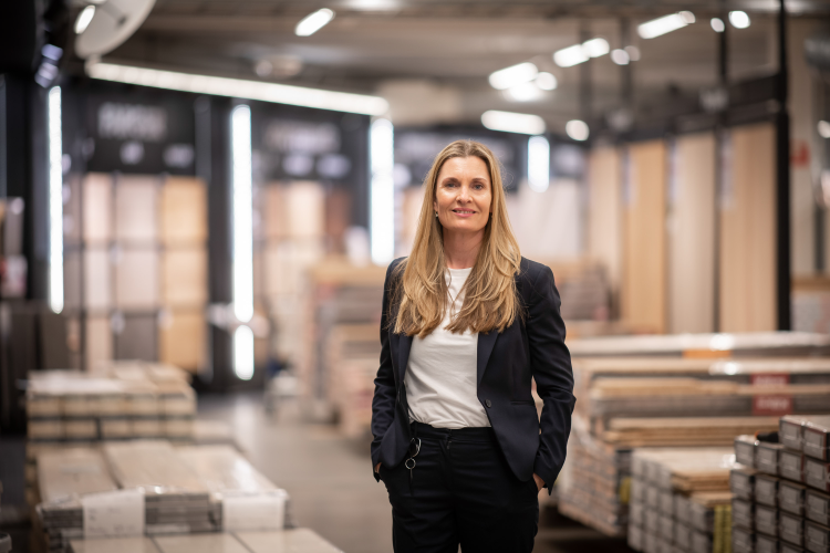 Heidi Huseth hos Maxbo.    