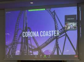 Foto: Chera Westman/ifi.no<br/>Corona-coaster - et tegn i tiden ifølge pej gruppen.