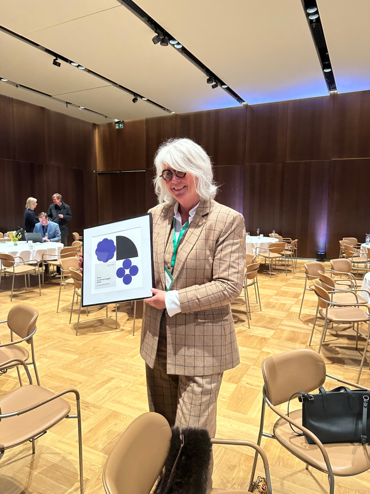 dame diplom briller lyst hår