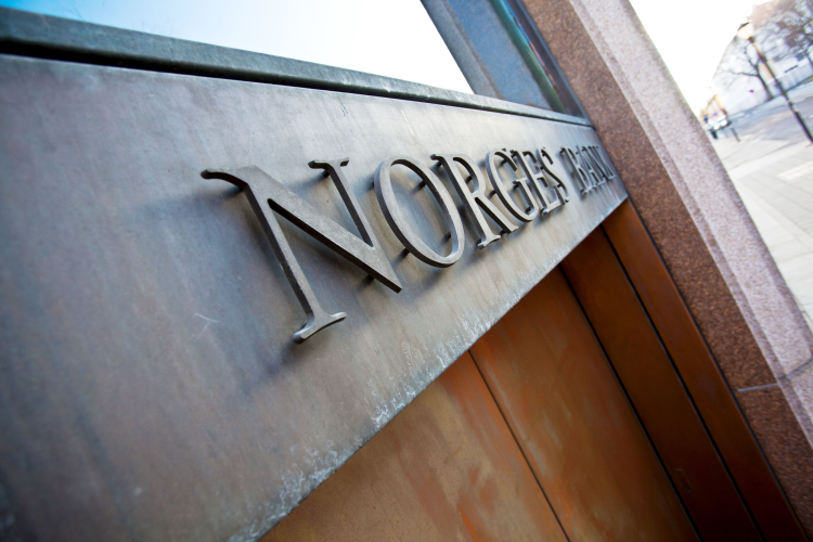 skilt Norges bank