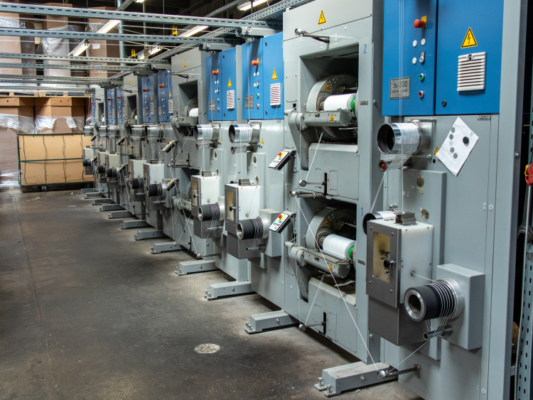 maskin blåser nylongarn