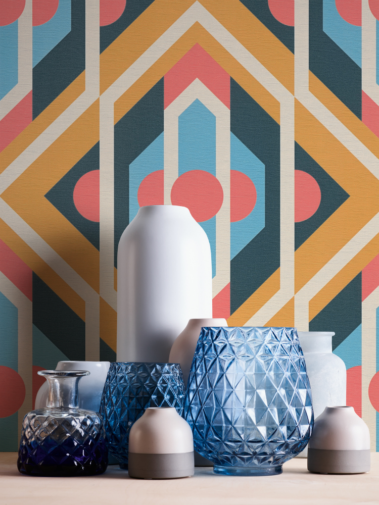 TAPET MED RETRO DESIGN