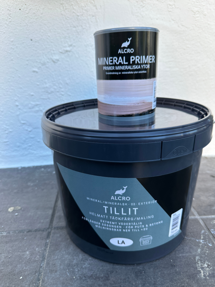 to malingsspann hvit vegg