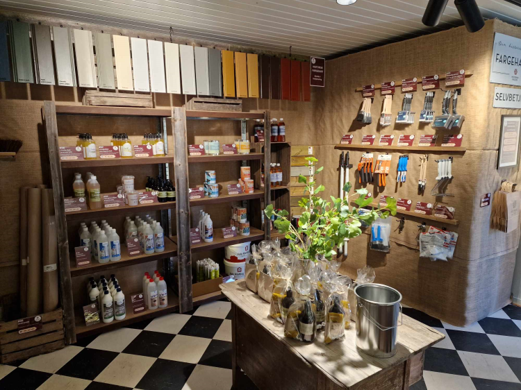 Historisk Maling, ny butikk, Ørje sentrum