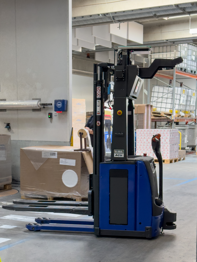 selvkjørende gaffeltruck