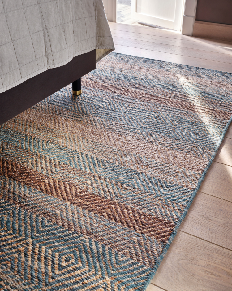 mønstrete teppe gulv tregulv