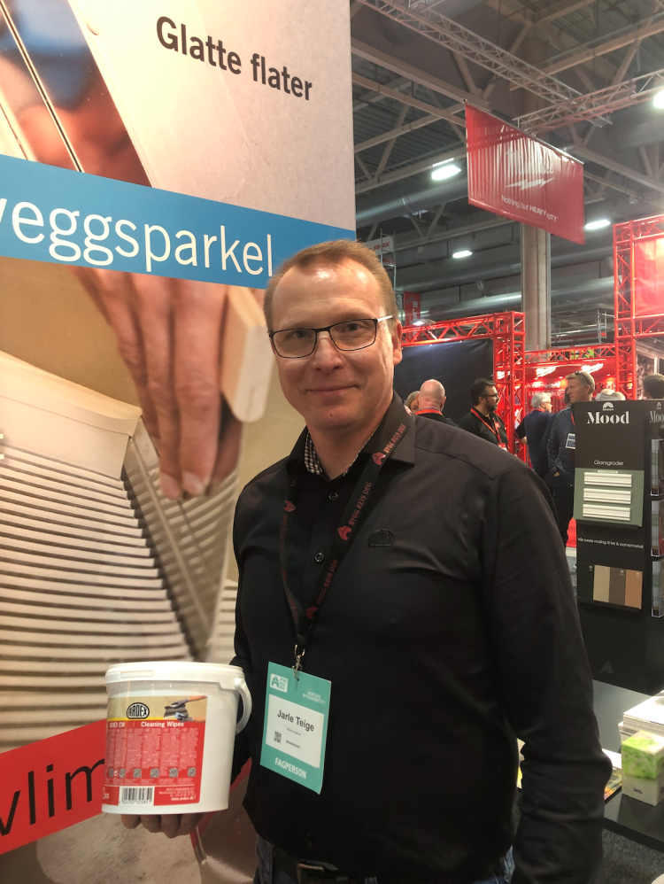 Ardex sin stand på messen