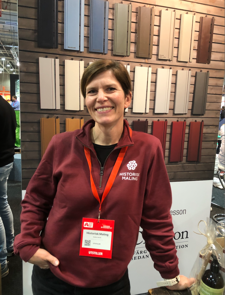 Historisk maling på messen