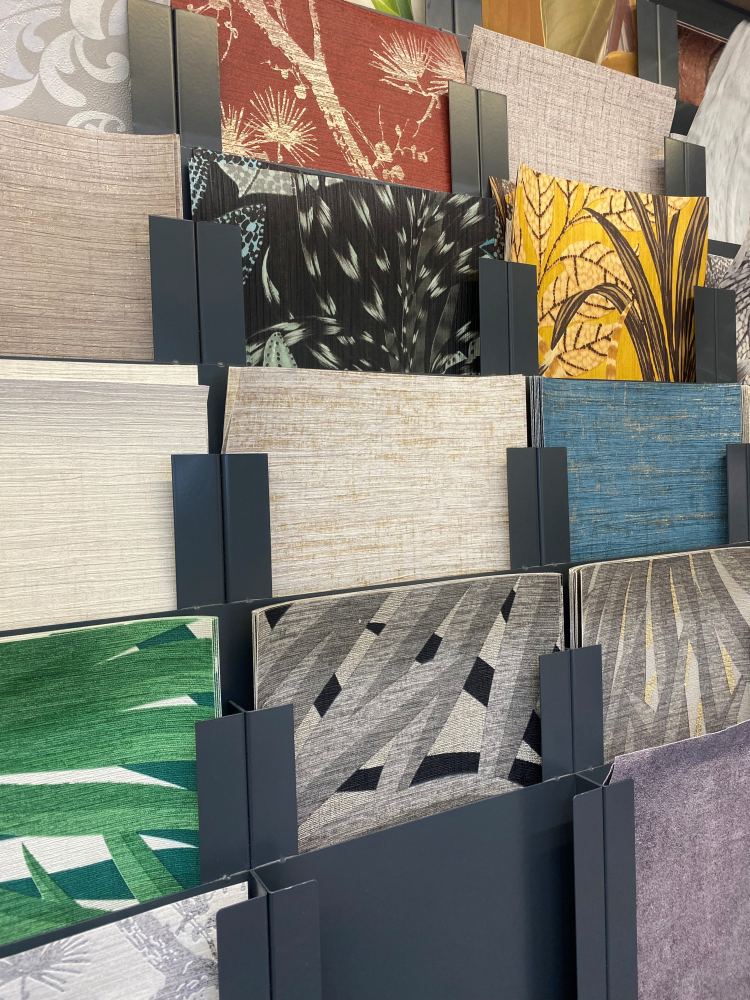 tapetprøver firkanter farger