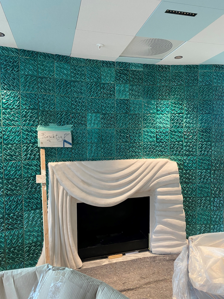 peis hvitt og turkist 