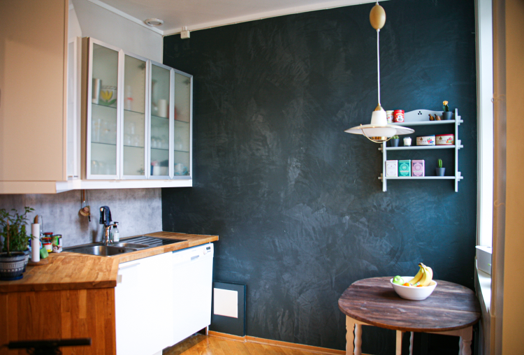 sparkelmaling på vegg