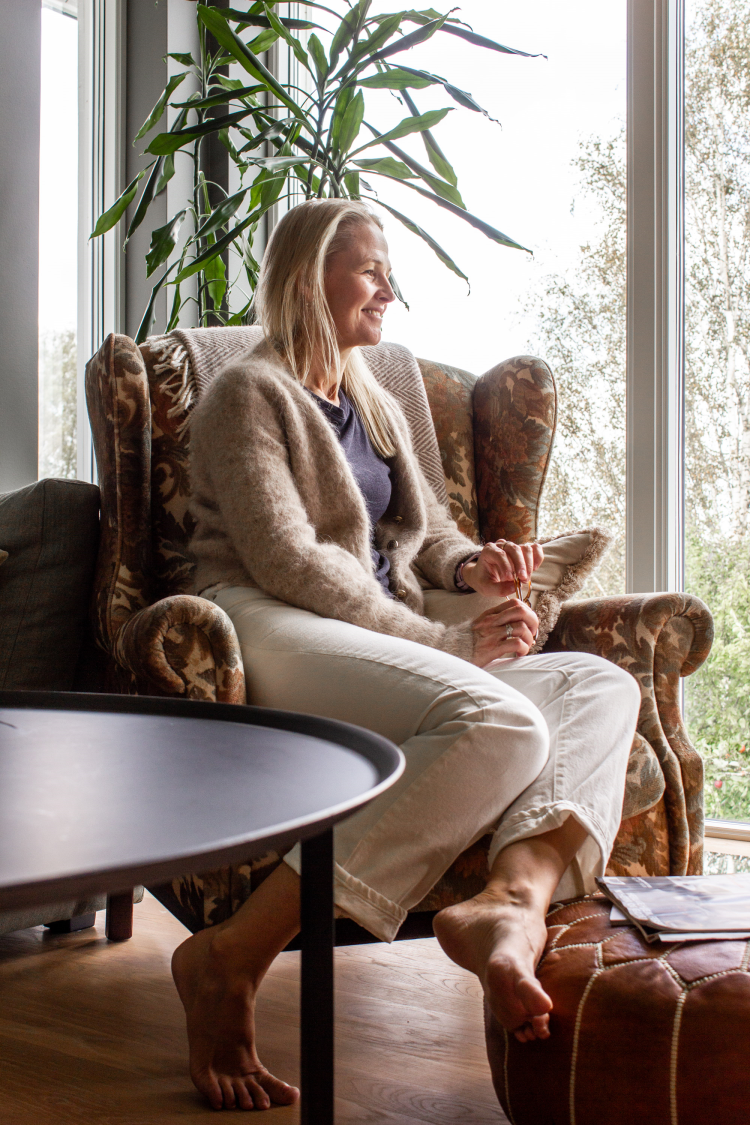 dame stol vindu stue