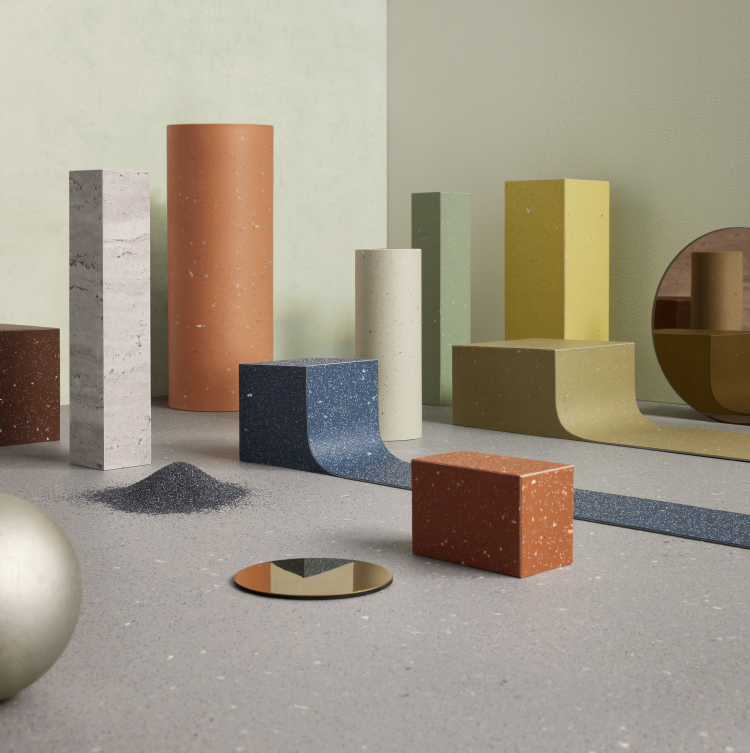 vinylbelegg moodboard 