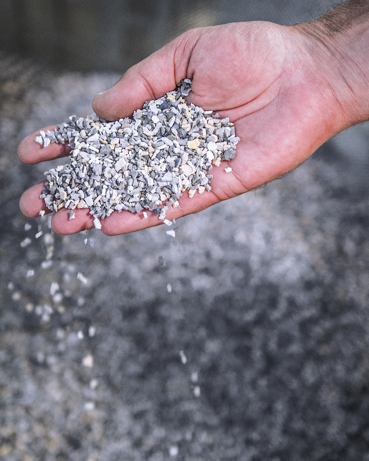 Tarkett ReStart - materialgjenvinning av brukte gulv. 