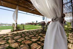 Foto: Storeys<br/>Tekstiler på terrassen fra Alessandro Bini