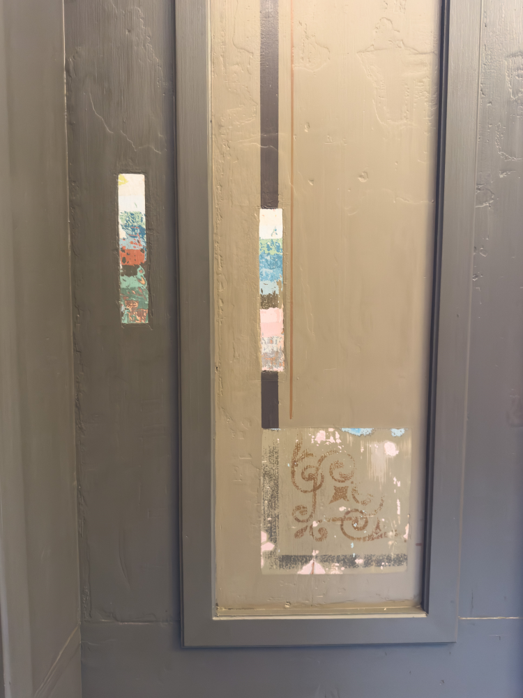 Fargetrapp viser malinglag på Kongegården.