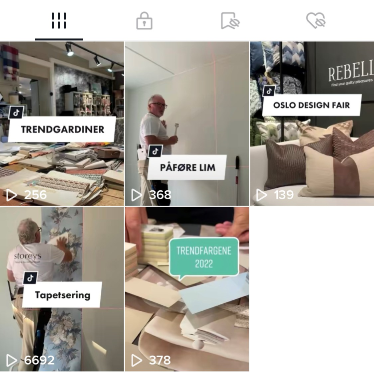 Skjermdump FargeTV på TikTok