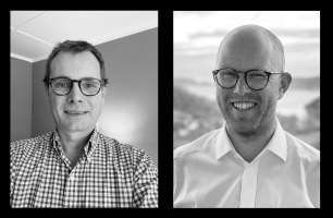 Foto: Gerflor<br/>Jørgen Kulberg er ansatt som KAM innen segmentet helse hos Gerflor, og Steffen Ambjørnrød er ansatt som ny teknisk sjef.