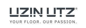 PASJON FOR GULV: UZIN UTZ Your Floor. Our Passion. Den nye logoen for paraplyvaremerket UZIN UTZ med den særpregede «gulvlinjen» nederst.<br />Foto: UZIN UTZ
