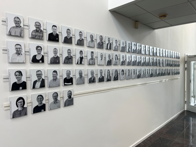 Dana Lims Wall of Fame ved hovedkontoret i Køge