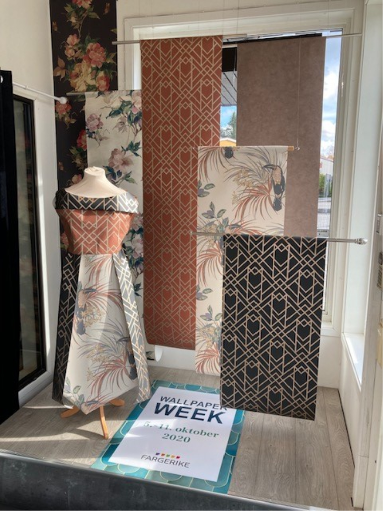 utstilling tapet 